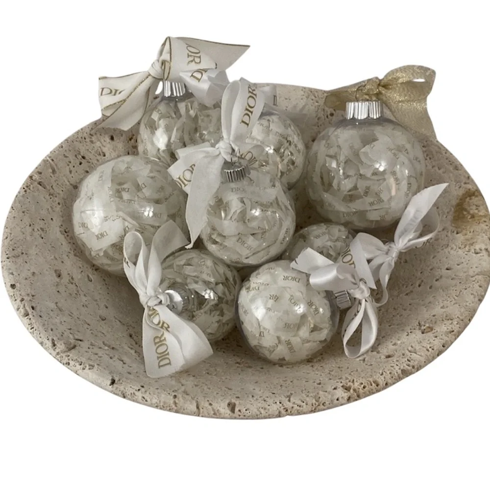 Dior Festive Ornament - Gold and White - Set of 14 - Picture 8 of 10